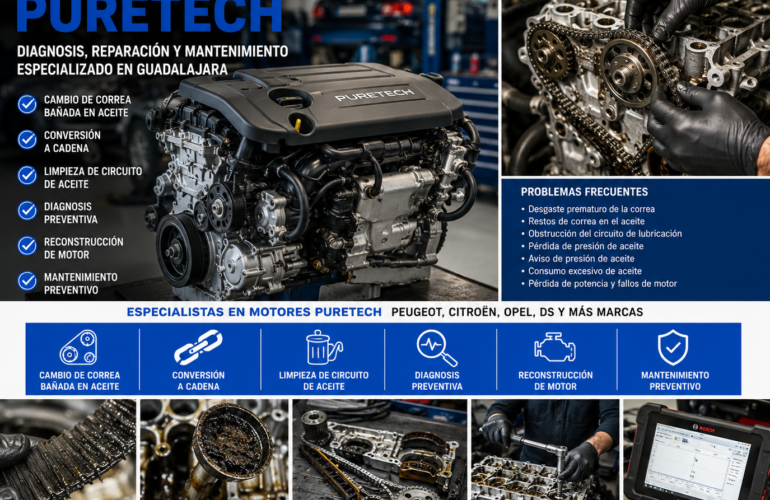 Taller especializado en motores PureTech